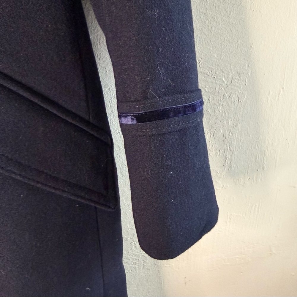 Coach 1941 Naval Officer Pea Coat Navy Blue Wool Size XS - Picture 5 of 10